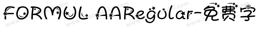 FORMUL AARegular字体转换